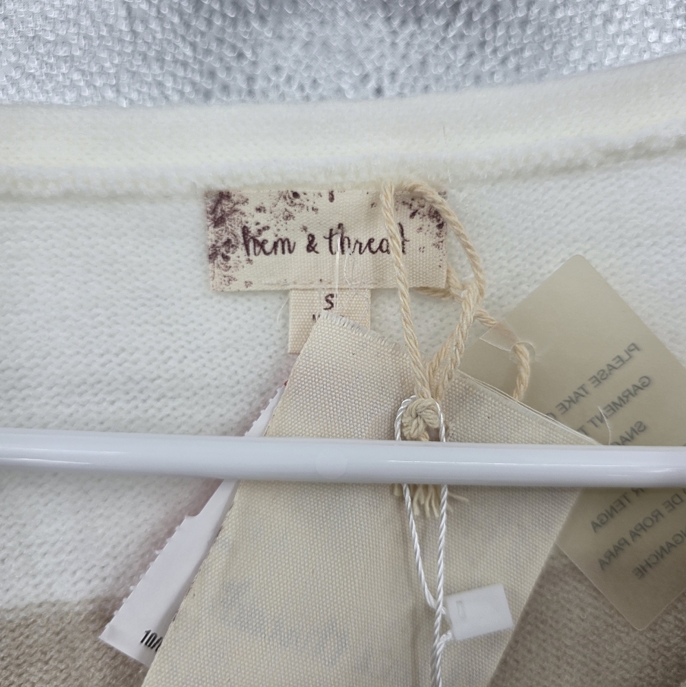 New Hem & Thread Boxy Cardigan Small - Picture 3 of 7